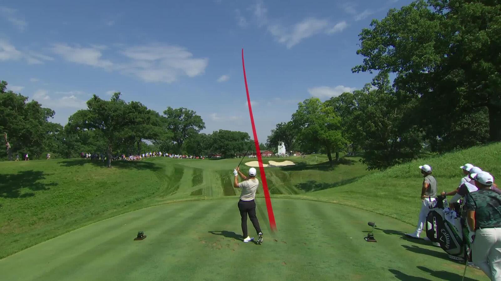 Emiliano Grillo | Round 3 | 3rd hole | Shot 1 | 2025 John Deere