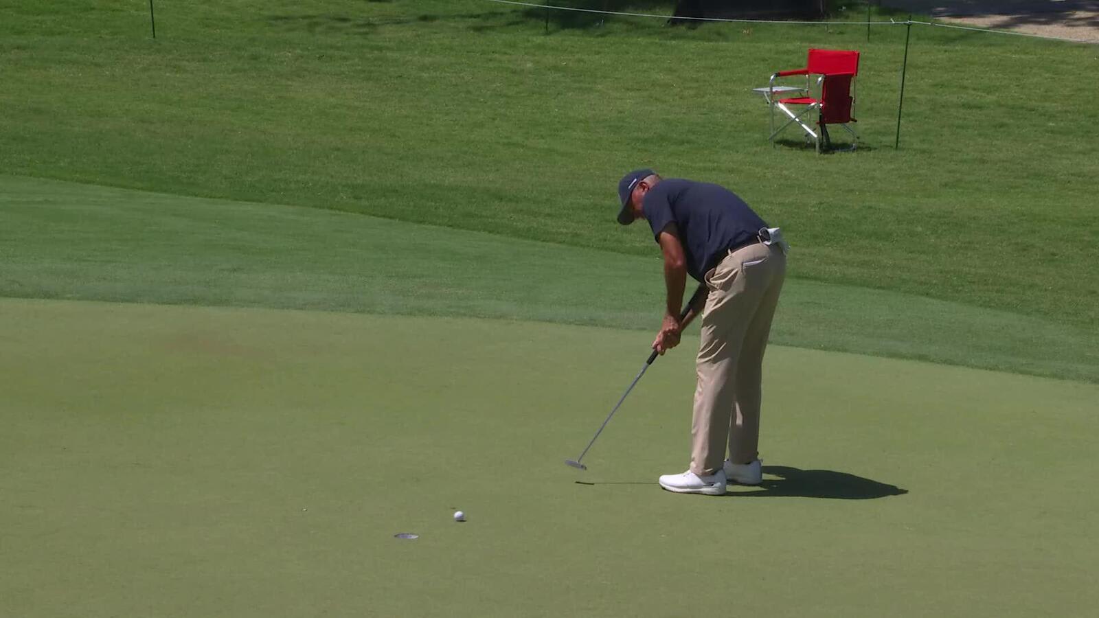 Matt Kuchar | Round 2 | 4th hole | Shot 3 | 2025 Charles Schwab