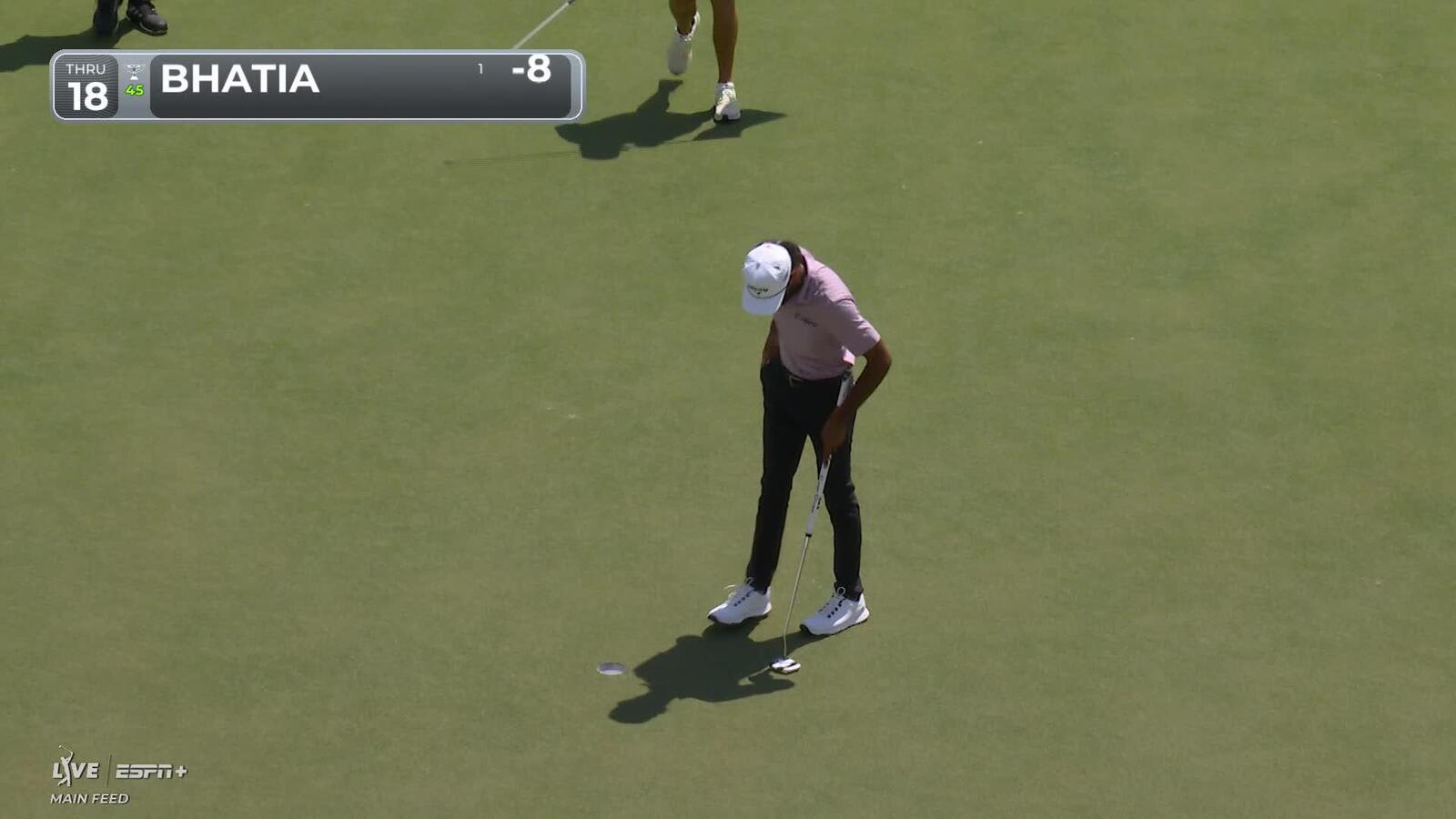 Akshay Bhatia | Round 1 | 18th hole | Shot 3 | 2025 FedEx St. Jude