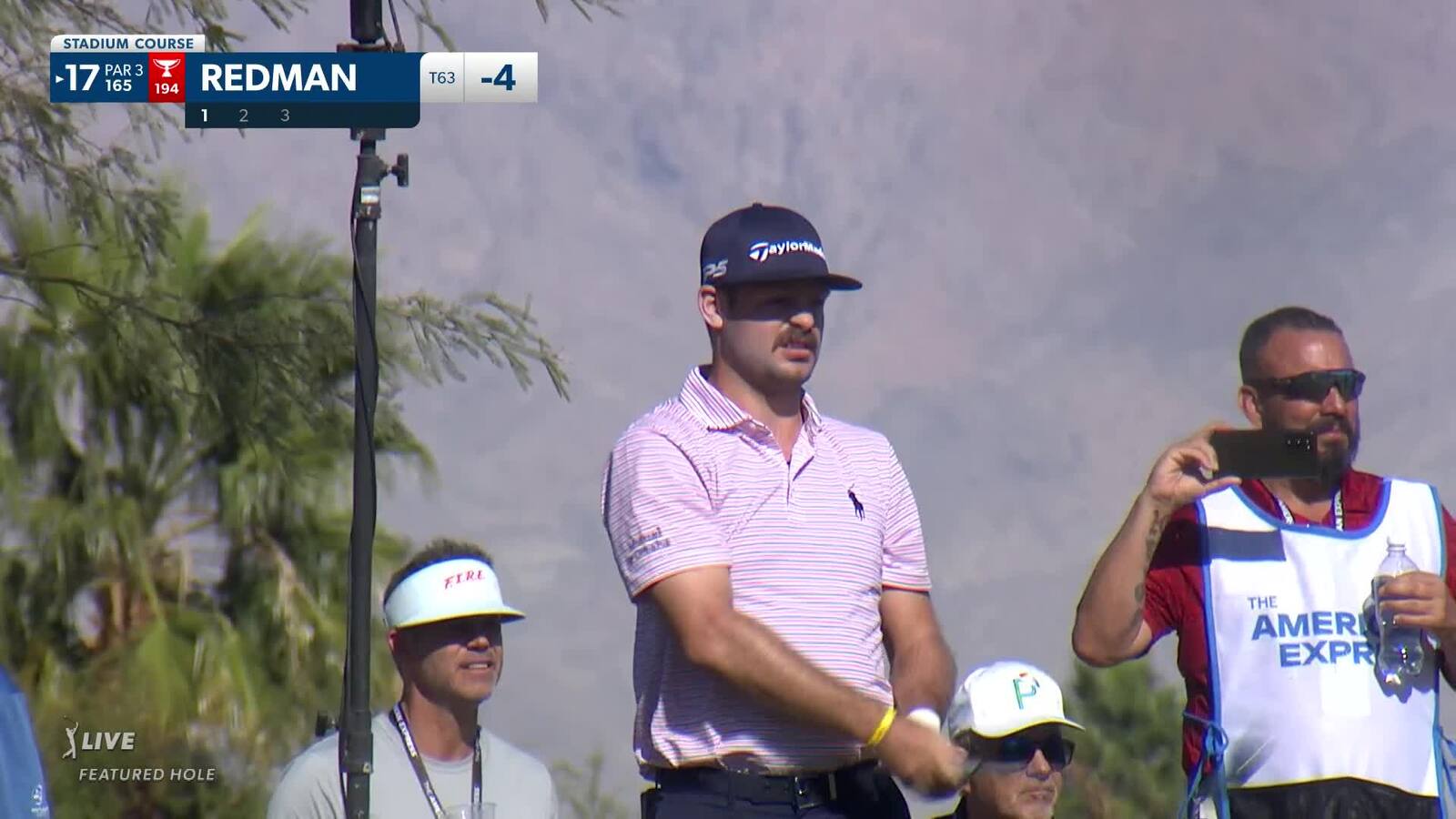 Doc Redman | 2022 The American Express | Round 2 | 17th hole | Shot 1