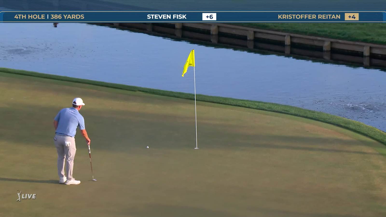 Kristoffer Reitan | Round 4 | 4th hole | Shot 3 | 2026 THE PLAYERS