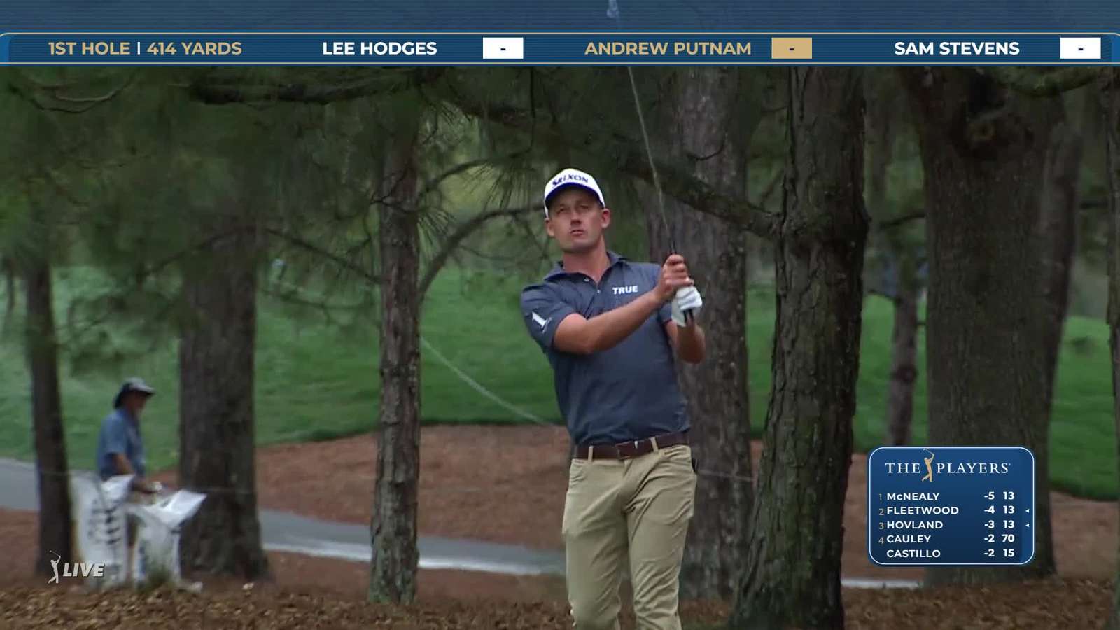 Andrew Putnam | Round 1 | 1st hole | Shot 2 | 2026 THE PLAYERS