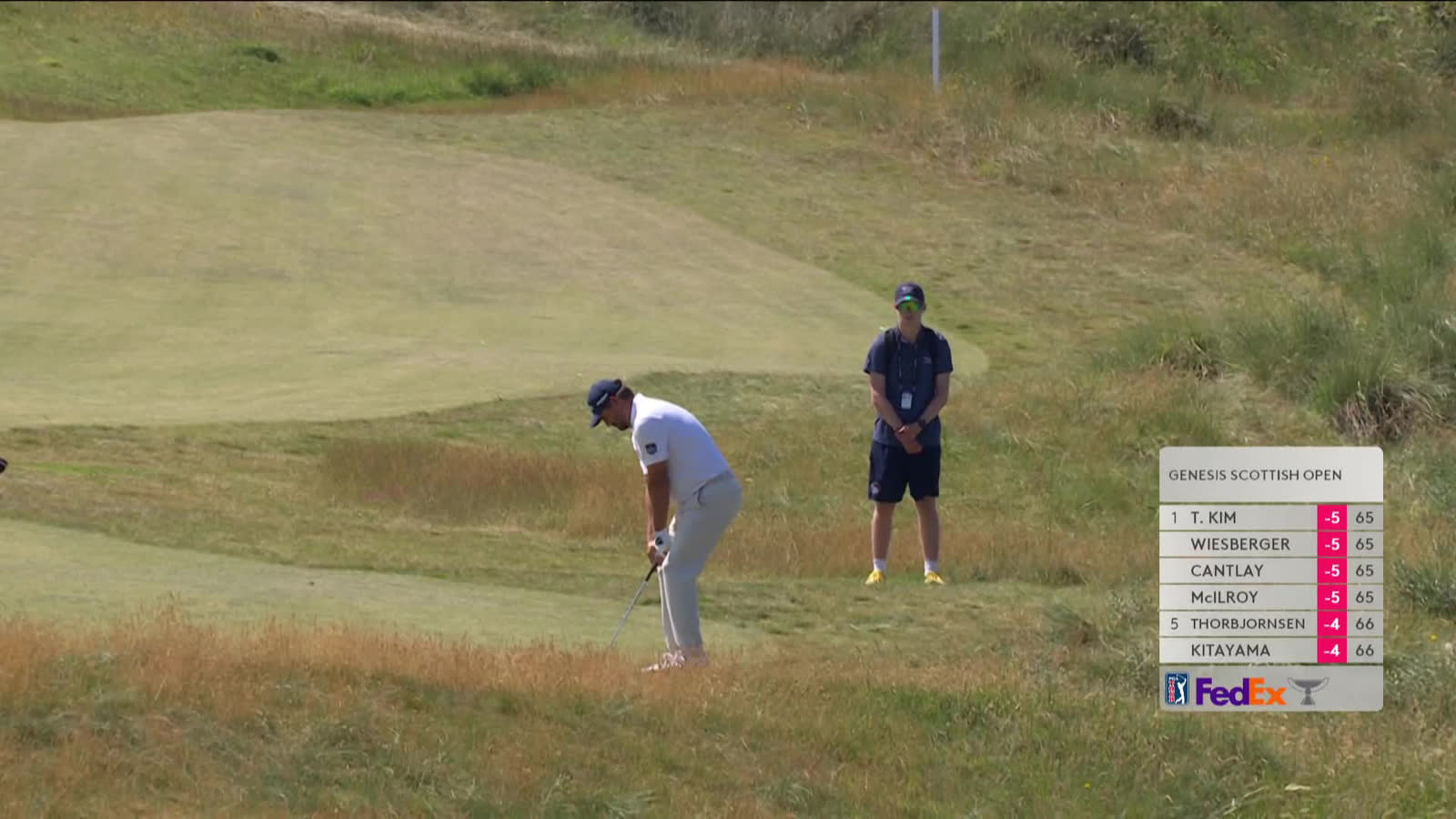 Andrew Novak | Round 1 | 4th hole | Shot 2 | 2026 Genesis Scottish Open