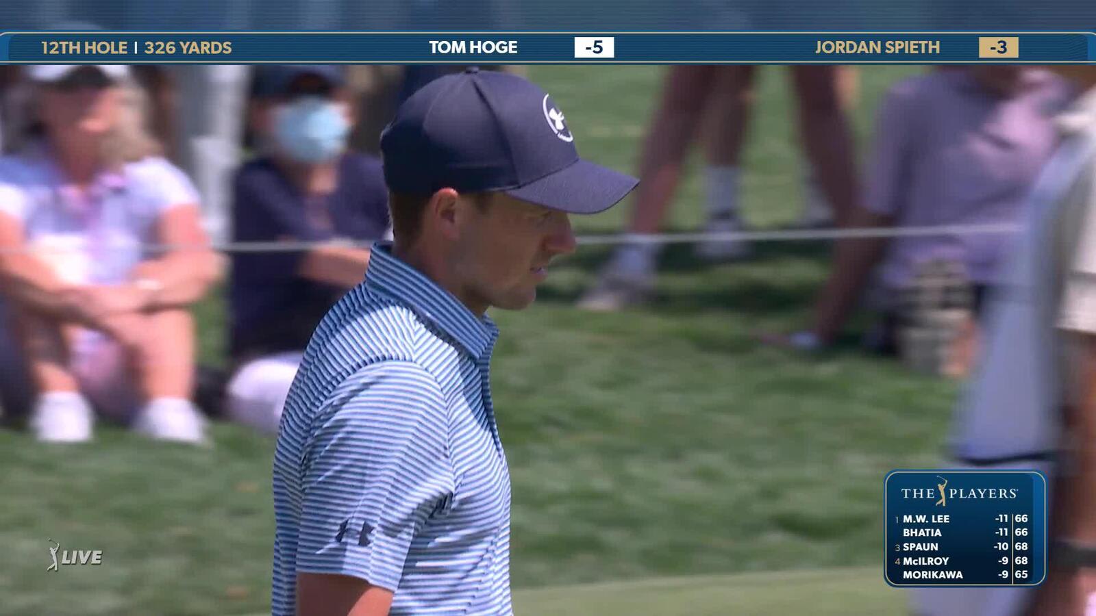 Jordan Spieth | Round 3 | 12th hole | Shot 3 | 2025 THE PLAYERS