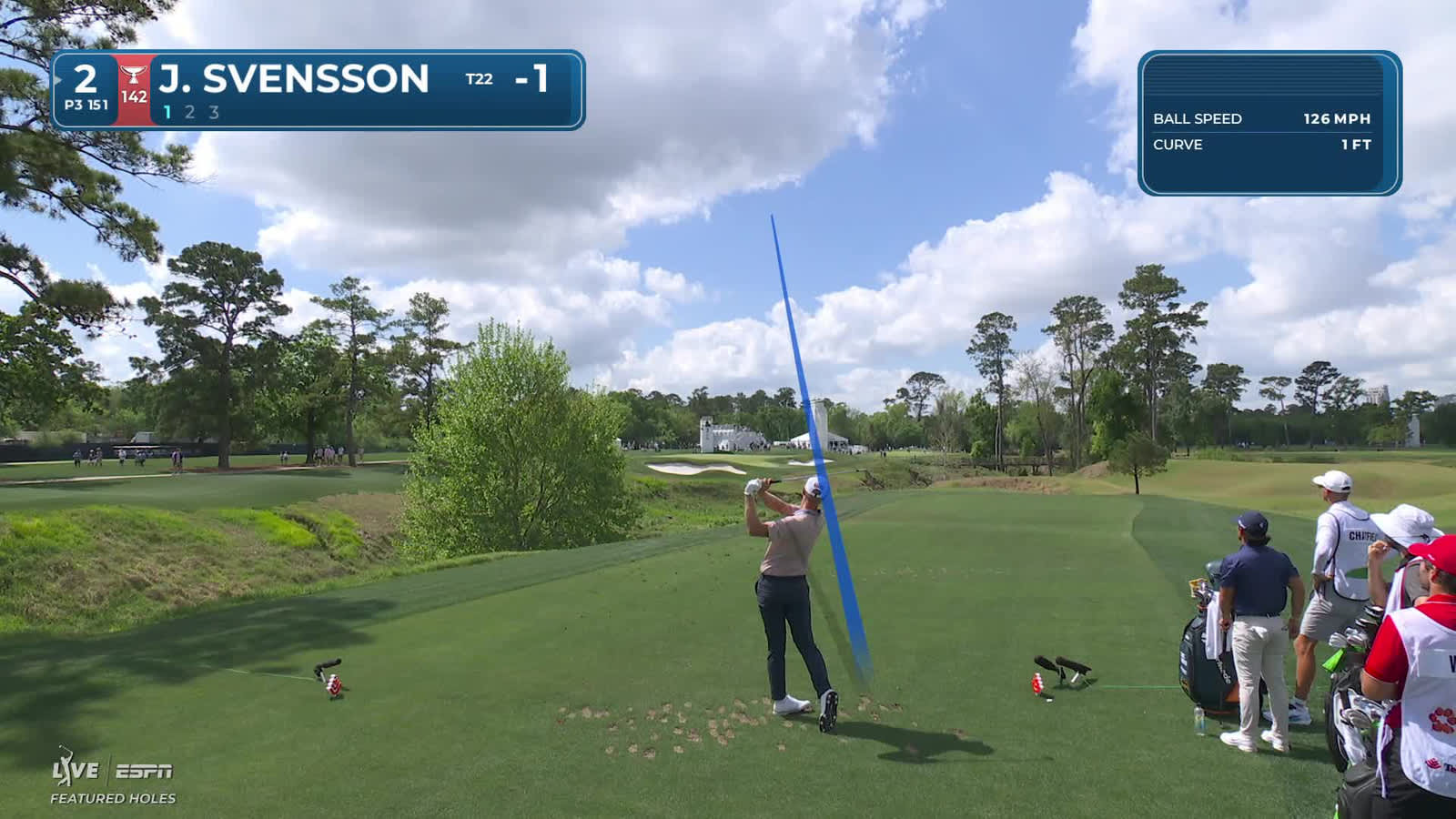 Jesper Svensson | Round 1 | 2nd hole | Shot 1 | 2026 Texas Children's