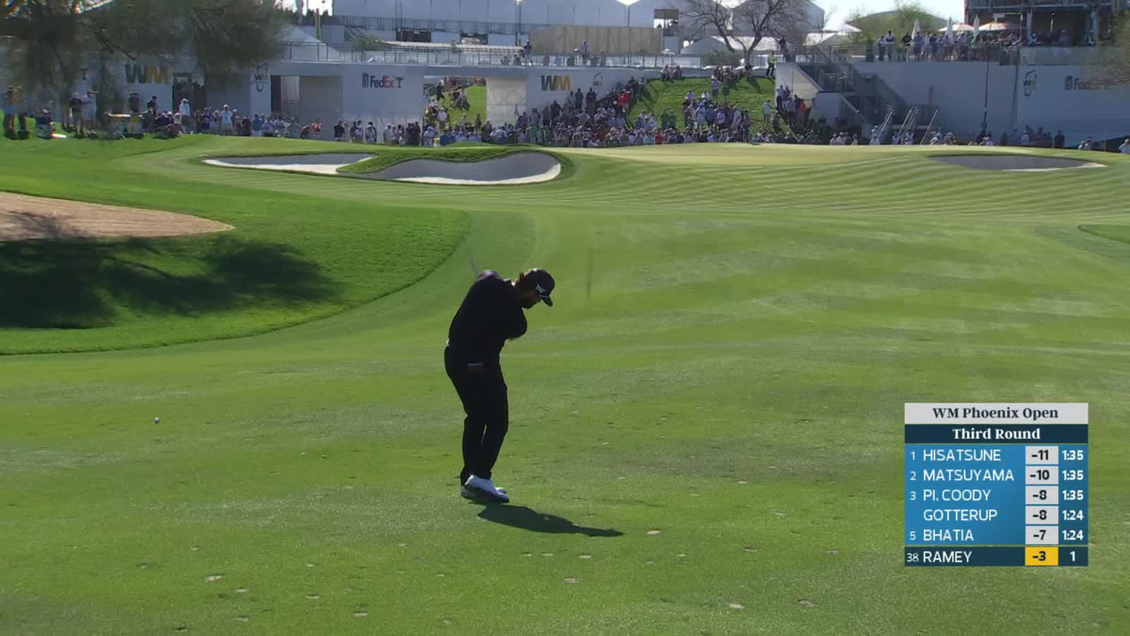 Chad Ramey | Round 3 | 2nd hole | Shot 2 | 2026 WM Phoenix Open