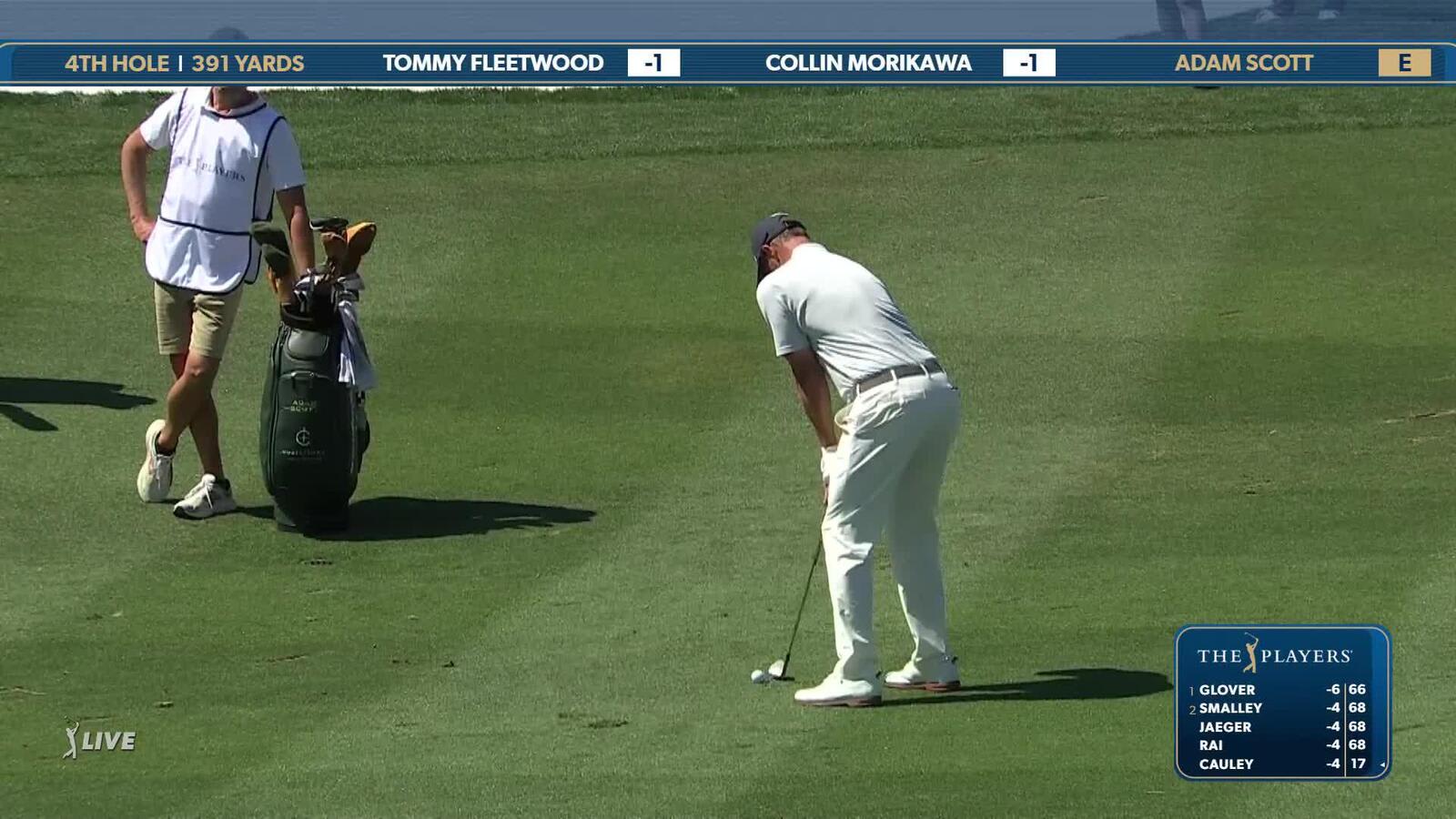 Adam Scott | Round 1 | 4th hole | Shot 2 | 2025 THE PLAYERS