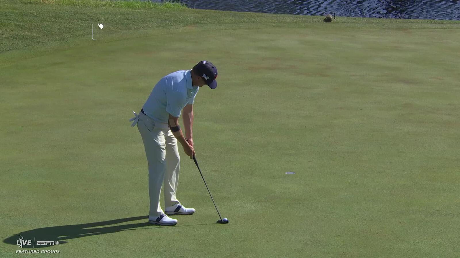 Zach Johnson | Round 3 | 10th hole | Shot 4 | 2025 John Deere