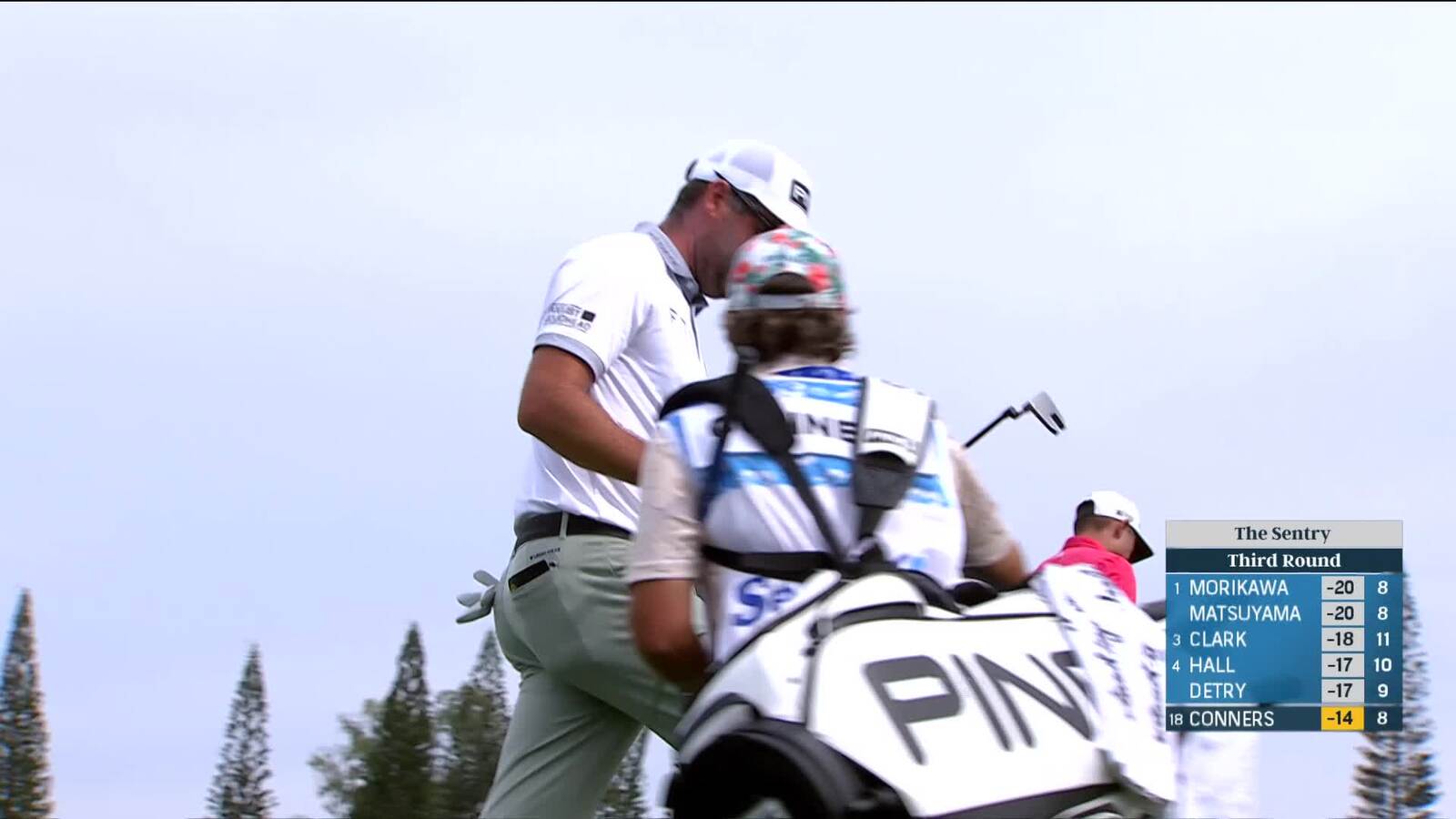 Corey Conners | Round 3 | 9th hole | Shot 4 | 2025 The Sentry