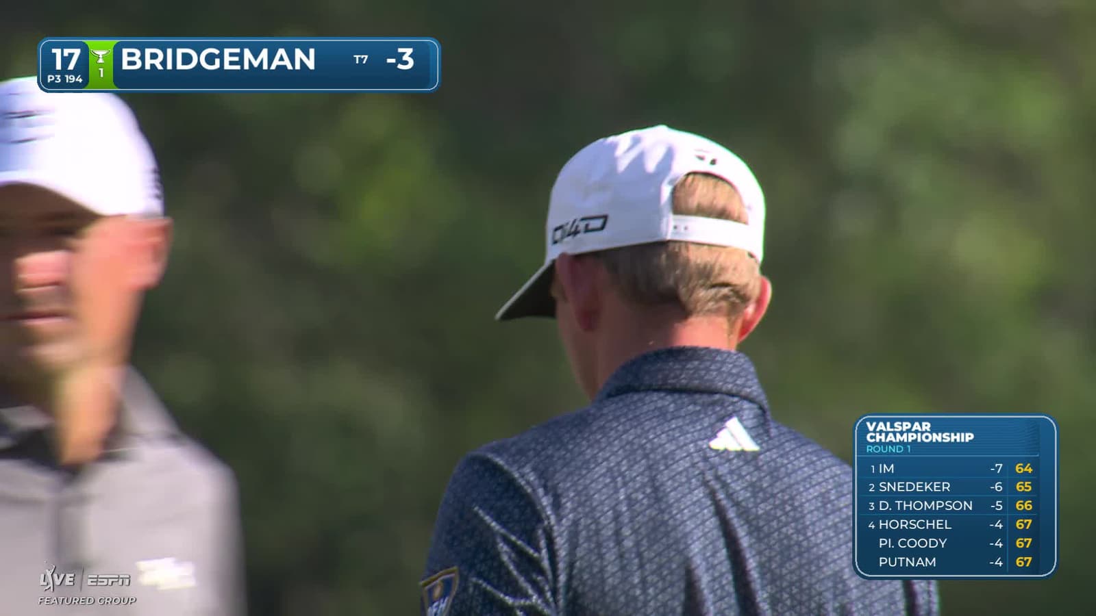 Brigdeman Jacob Bridgeman | Round 1 | 17th hole | Shot 1 | 2026 Valspar