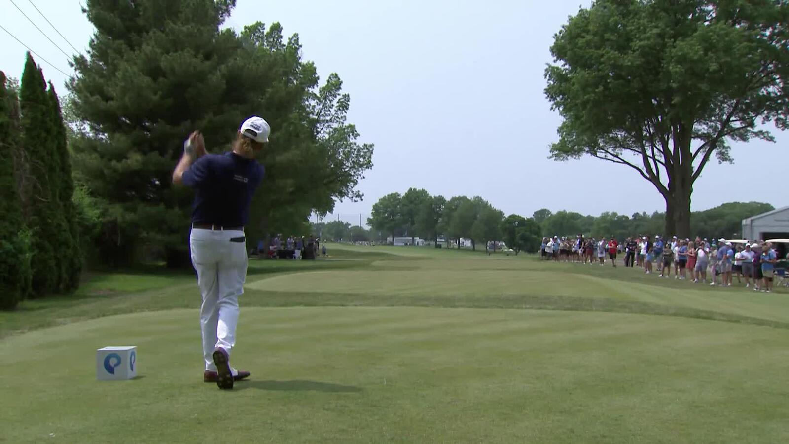 Miguel Angel Jiménez | Round 3 | 8th hole | Shot 1 | 2025 Principal