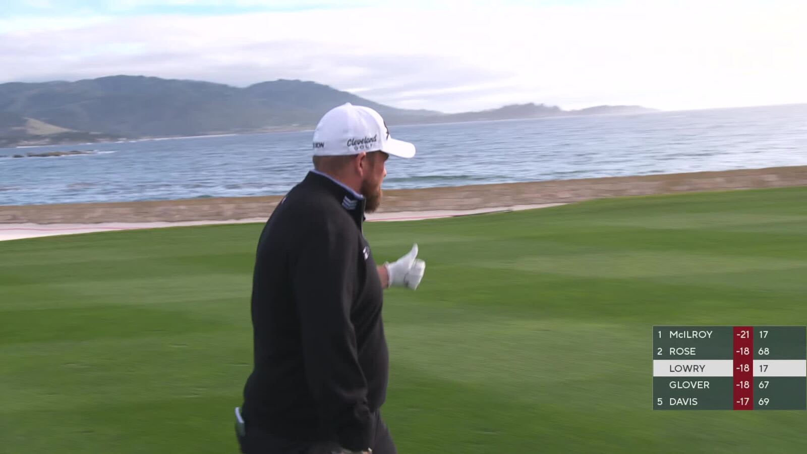 Shane Lowry | Round 4 | 18th hole | Shot 3 | 2025 AT&T Pebble Beach