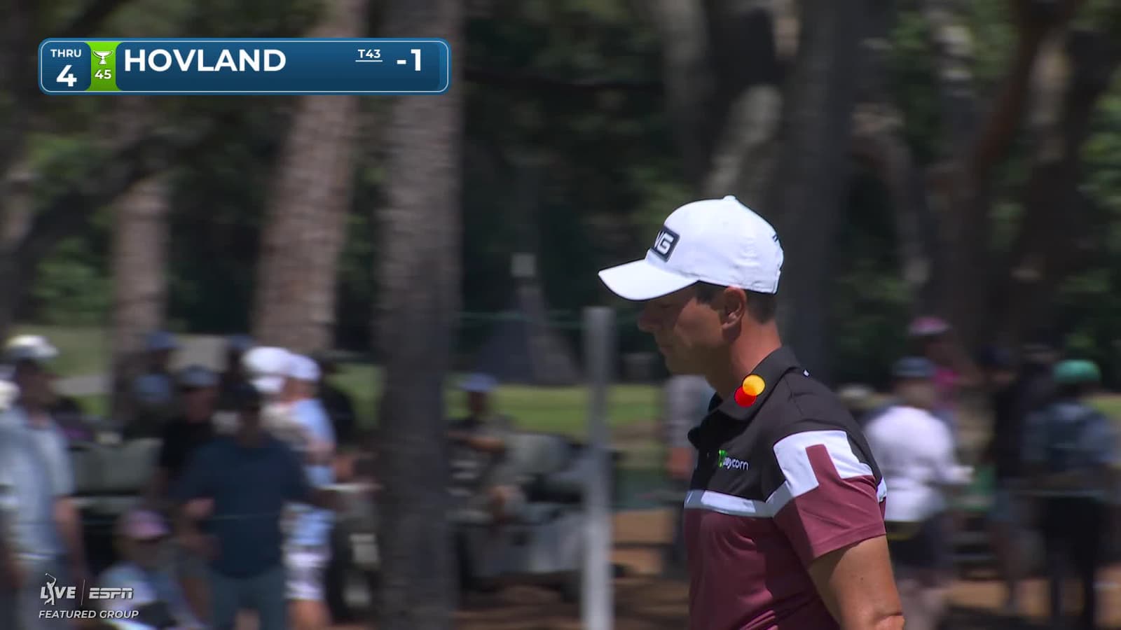 Viktor Hovland | Round 2 | 4th hole | Shot 3 | 2026 Valspar