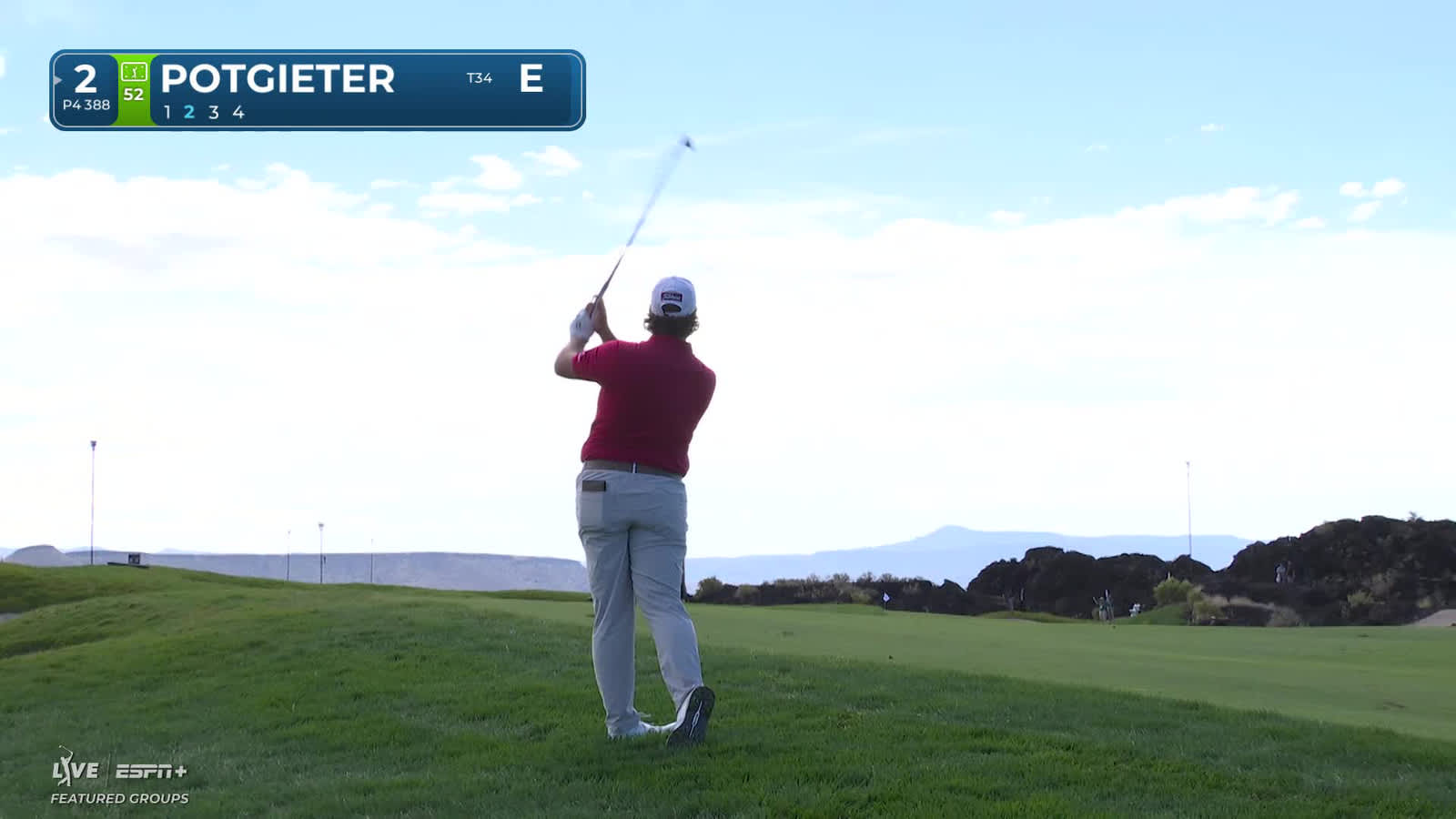 Aldrich Potgieter | Round 1 | 2nd hole | Shot 2 | 2025 Bank of Utah