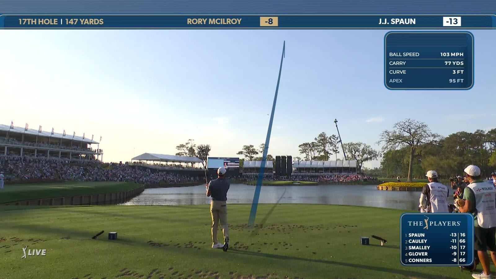 Rory McIlroy | Round 3 | 17th hole | Shot 1 | 2025 THE PLAYERS