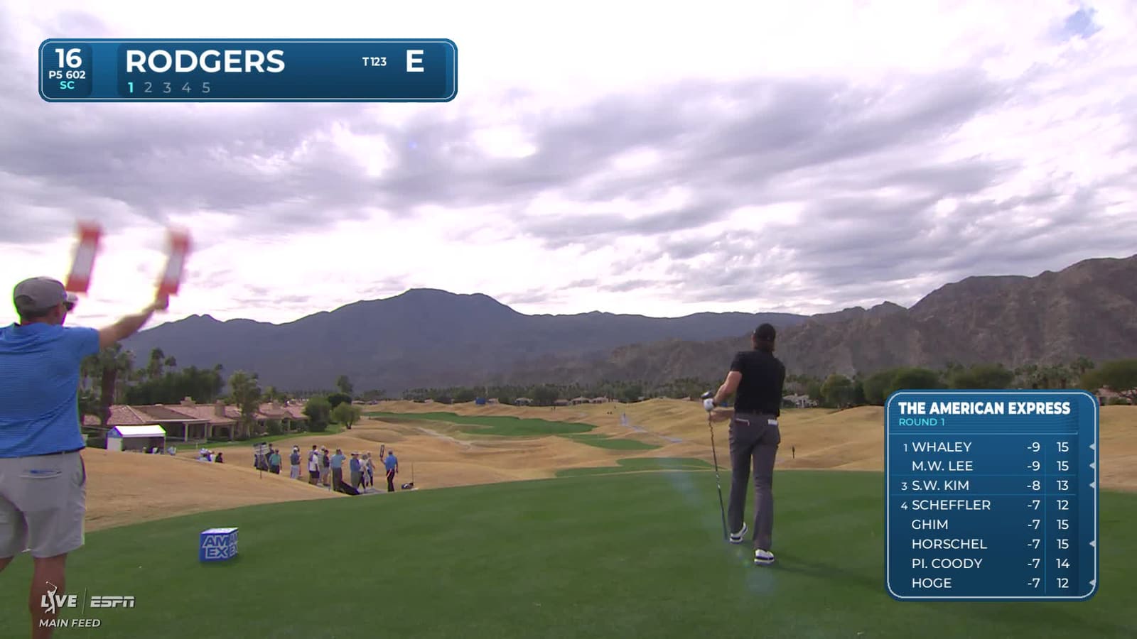 Patrick Rodgers | Round 1 | 16th hole | Shot 1 | 2026 The American Express