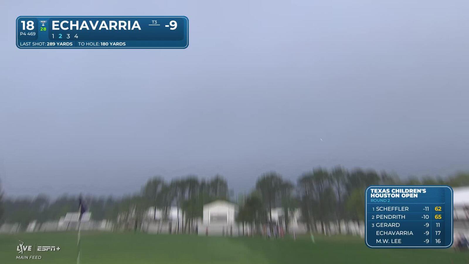 Nico Echavarria | Round 2 | 18th hole | Shot 2 | 2025 Houston Open