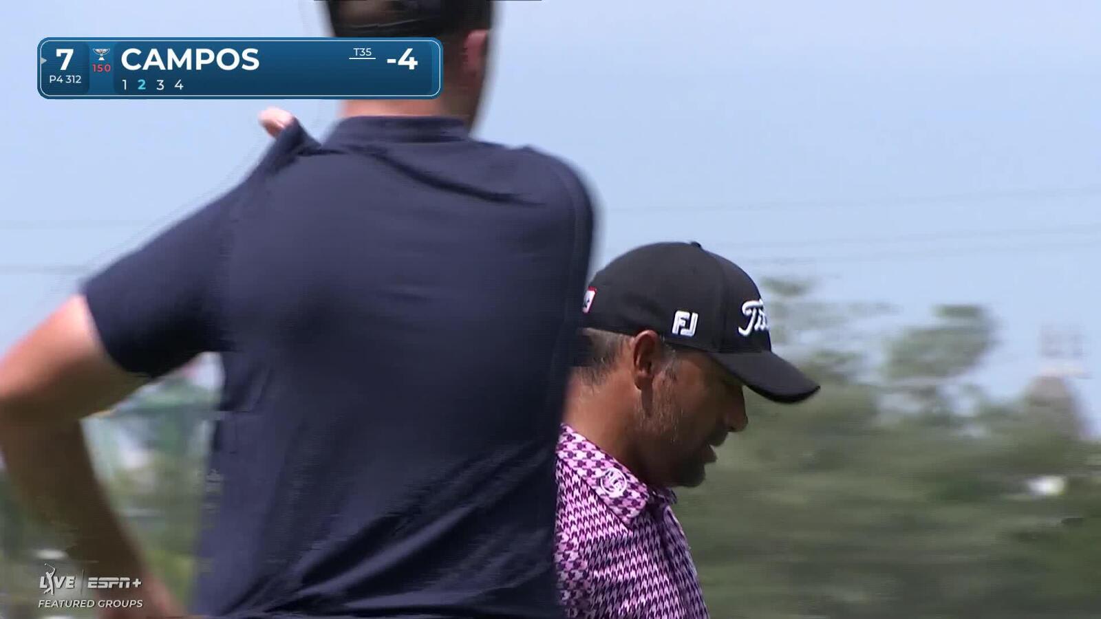 Rafael Campos | Round 2 | 7th hole | Shot 2 | 2025 Mexico Open