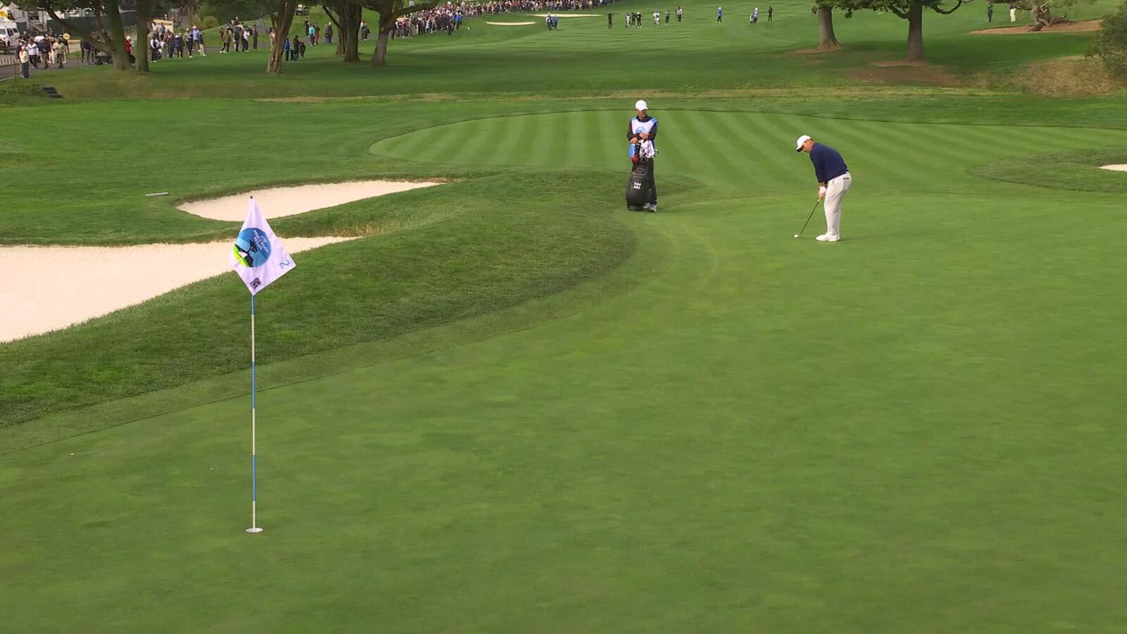 Tom Kim | Round 4 | 2nd hole | Shot 3 | 2025 AT&T Pebble Beach