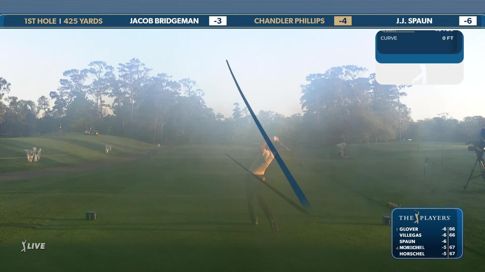 Chandler Phillips | Round 2 | 1st hole | Shot 1 | 2025 THE PLAYERS