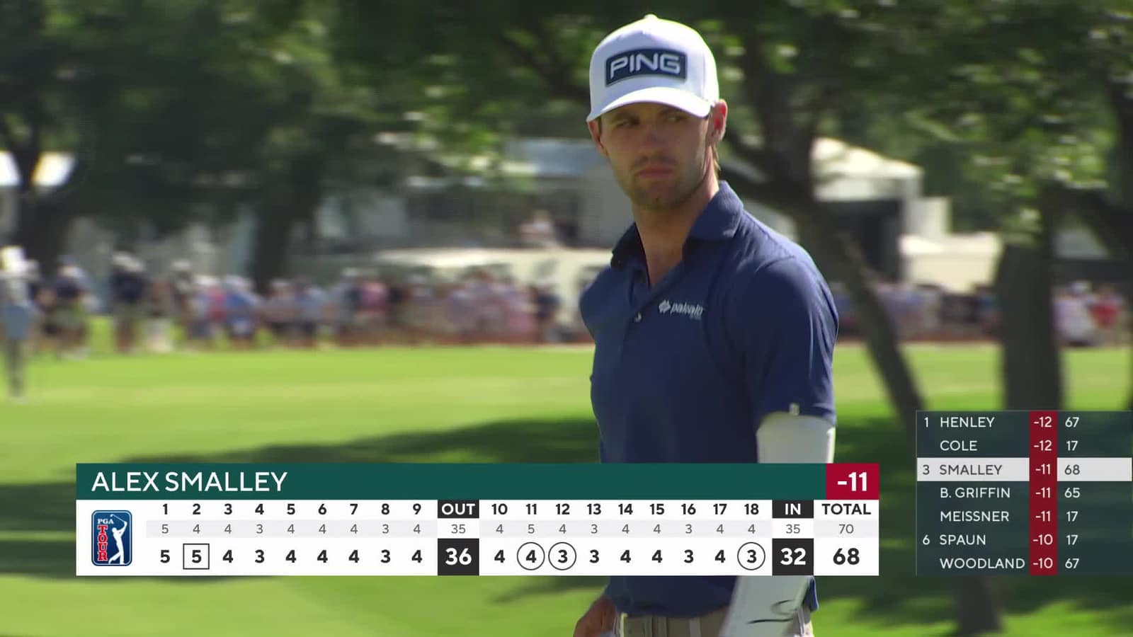 Alex Smalley | Round 4 | 18th hole | Shot 3 | 2026 Charles Schwab