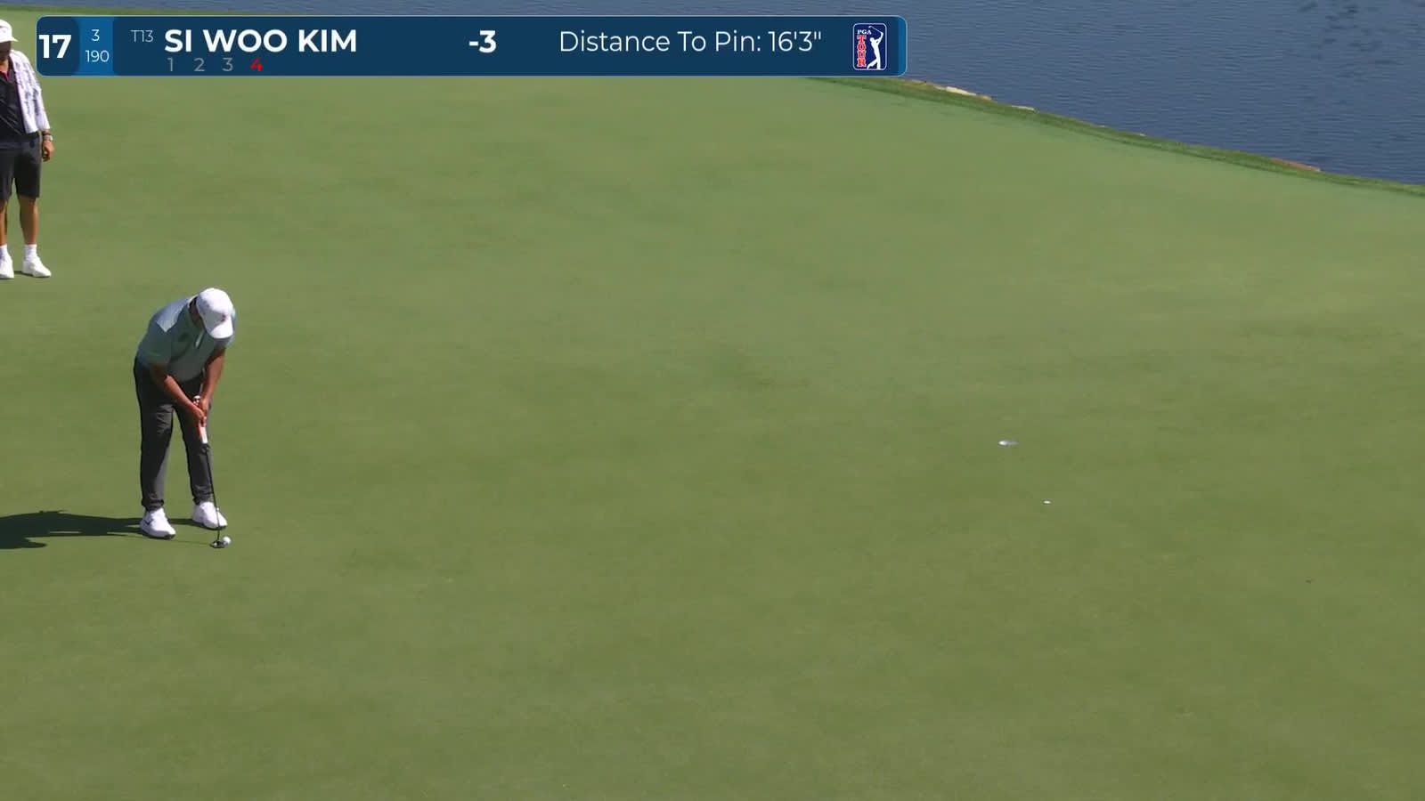 Si Woo Kim | Round 1 | 17th hole | Shot 5 | 2026 Truist Championship