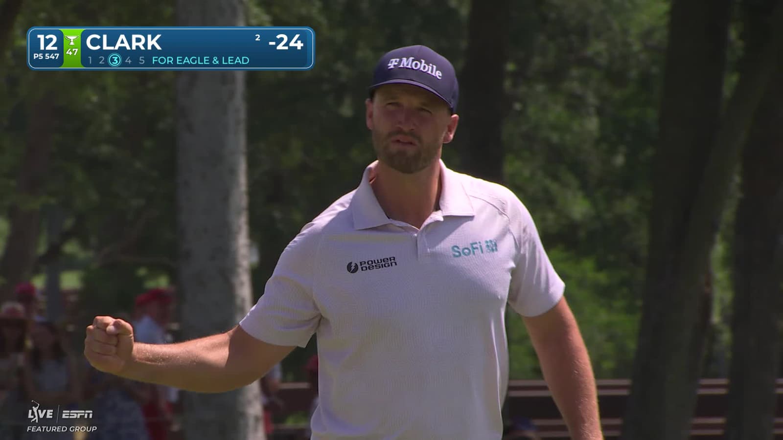 Wyndham Clark | Round 4 | 12th hole | Shot 3 | 2026 THE CJ CUP