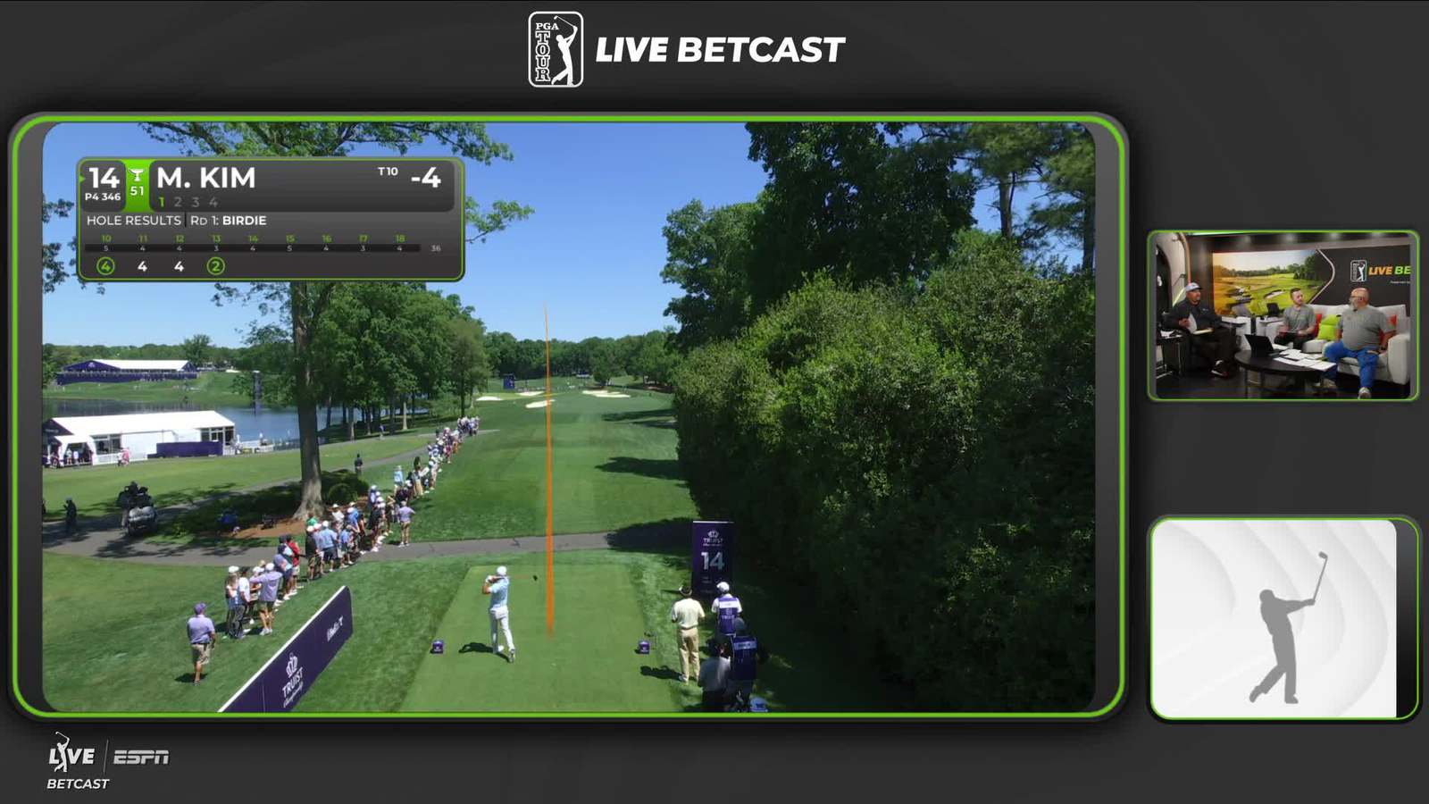 Michael Kim | Round 2 | 14th hole | Shot 1 | 2026 Truist Championship