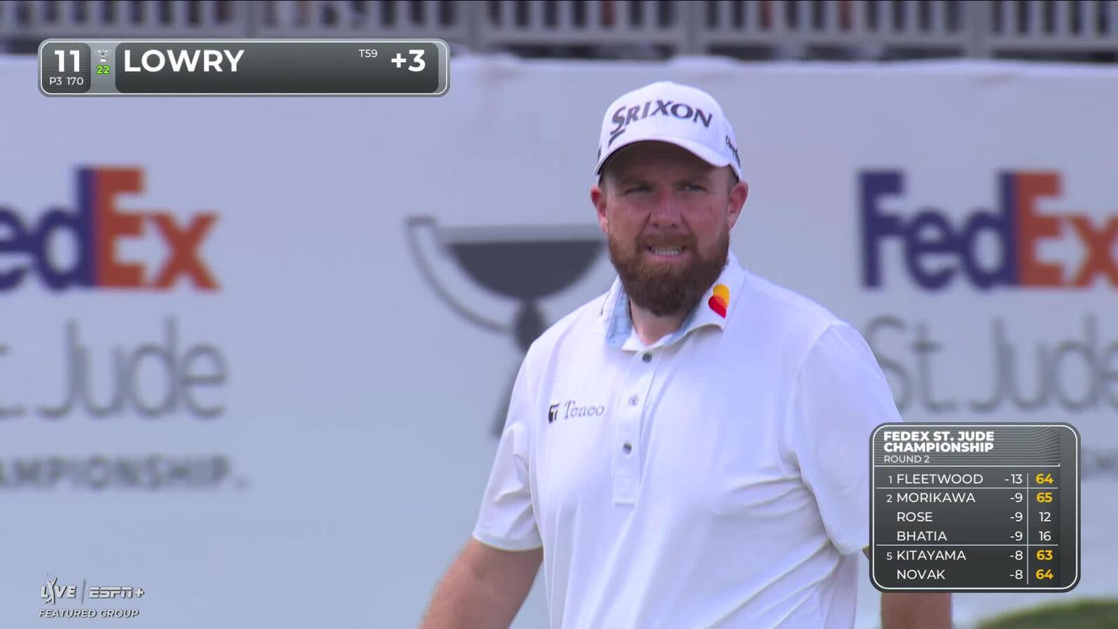 Shane Lowry | Round 2 | 11th hole | Shot 3 | 2025 FedEx St. Jude