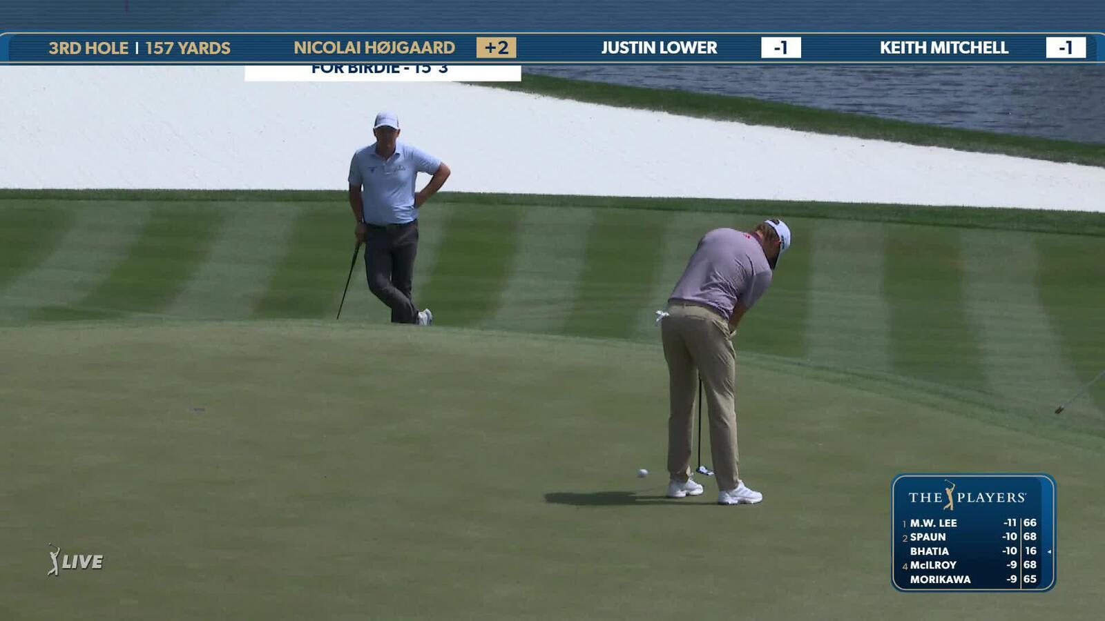 Nicolai Hojgaard | Round 2 | 3rd hole | Shot 2 | 2025 THE PLAYERS