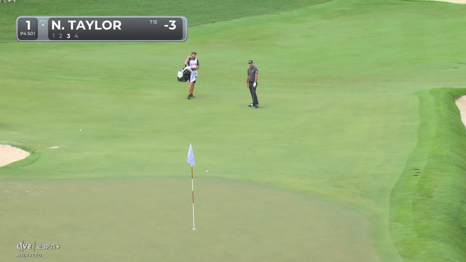 Nick Taylor | Round 2 | 1st hole | Shot 3 | 2025 TOUR Championship