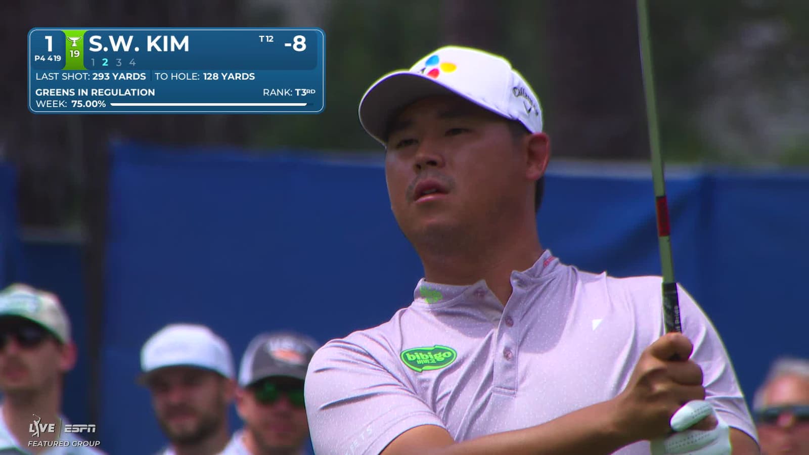Si Woo Kim | Round 3 | 1st hole | Shot 2 | 2026 RBC Heritage