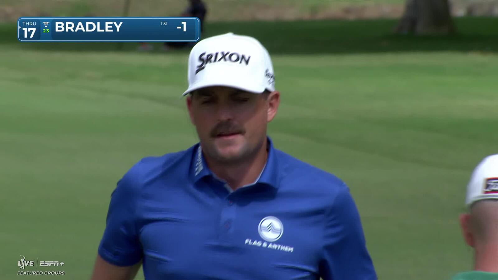 Keegan Bradley | Round 1 | 8th hole | Shot 3 | 2025 Sony Open