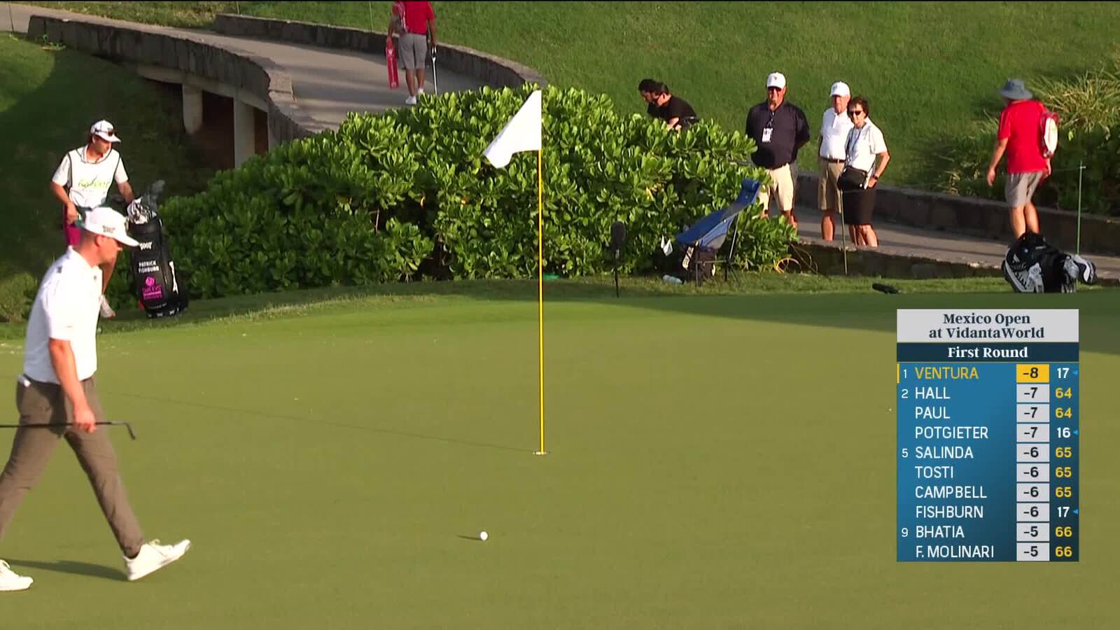 Kristoffer Ventura | Round 1 | 9th hole | Shot 2 | 2025 Mexico Open