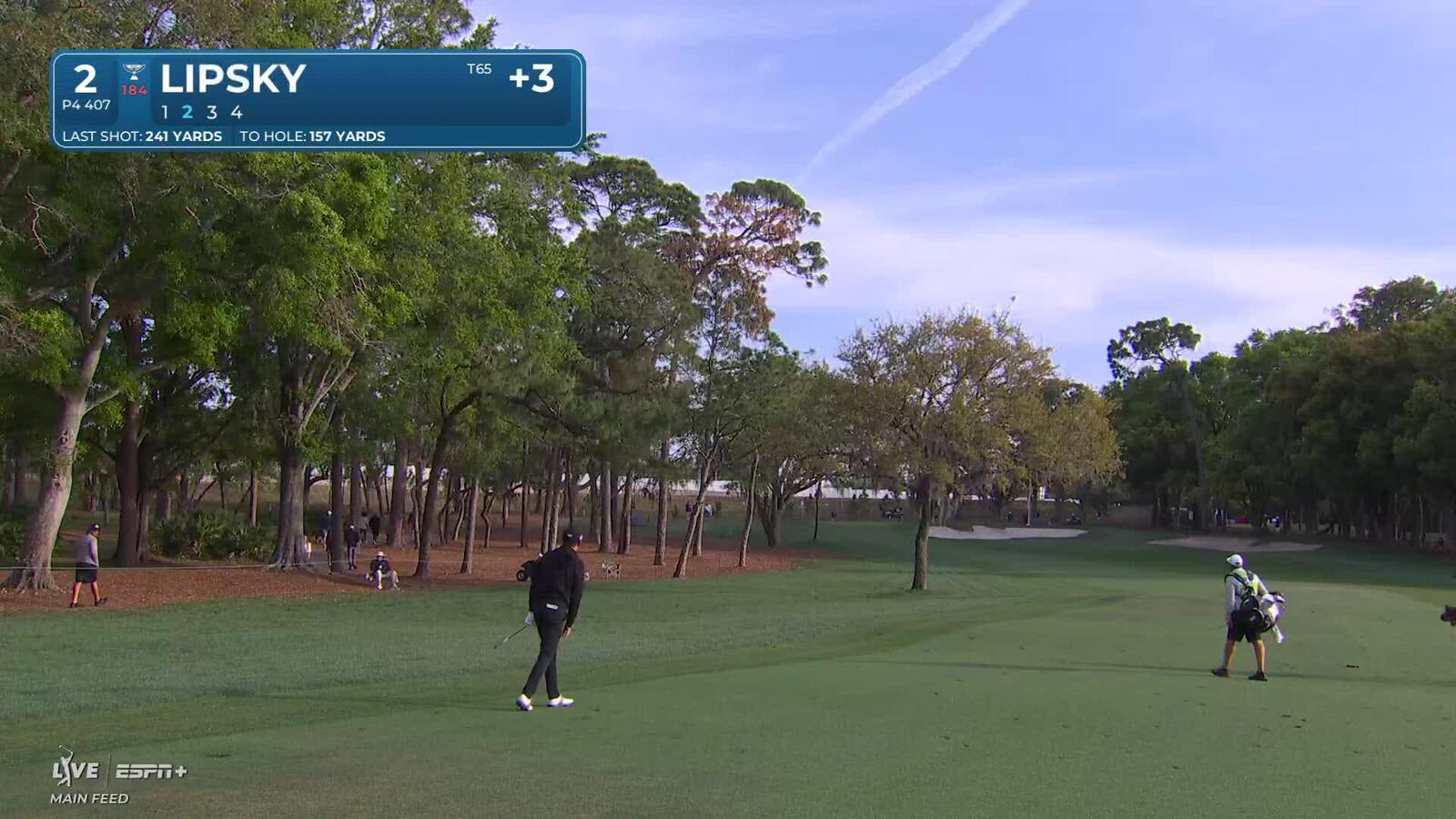 David Lipsky | Round 4 | 2nd hole | Shot 2 | 2025 Valspar