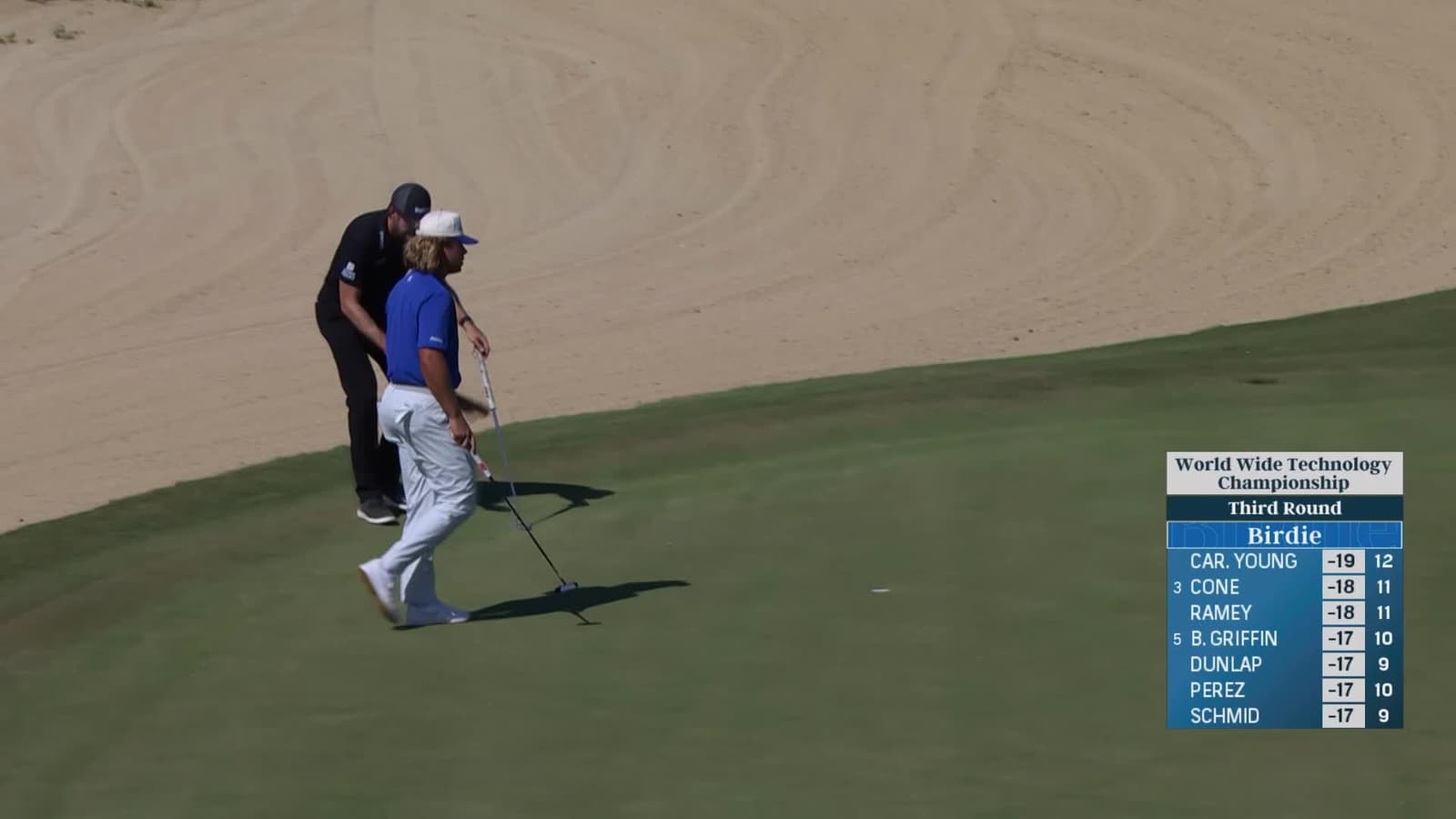 Garrick Higgo | Round 3 | 13th hole | Shot 3 | 2025 World Wide Technology