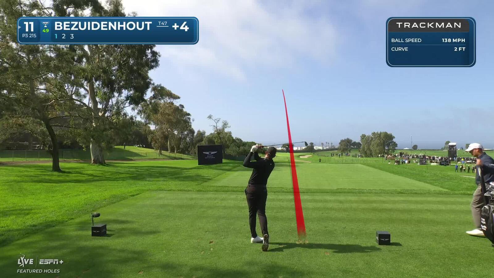 Christiaan Bezuidenhout | Round 2 | 11th hole | Shot 1 | 2025 Genesis