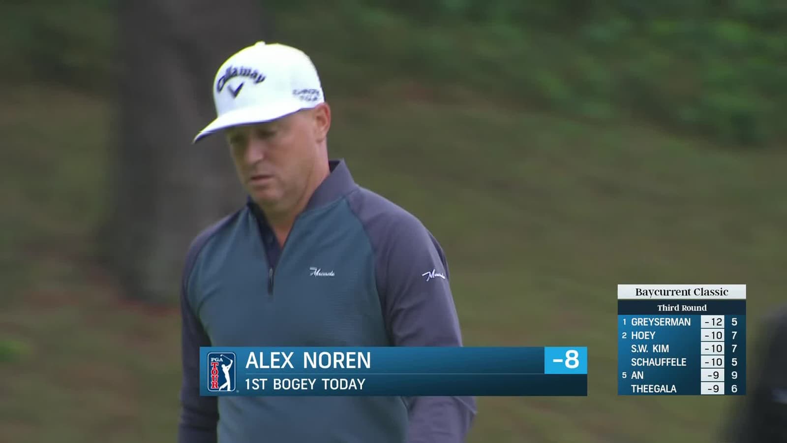 Alex Noren | Round 3 | 7th hole | Shot 4 | 2025 Baycurrent