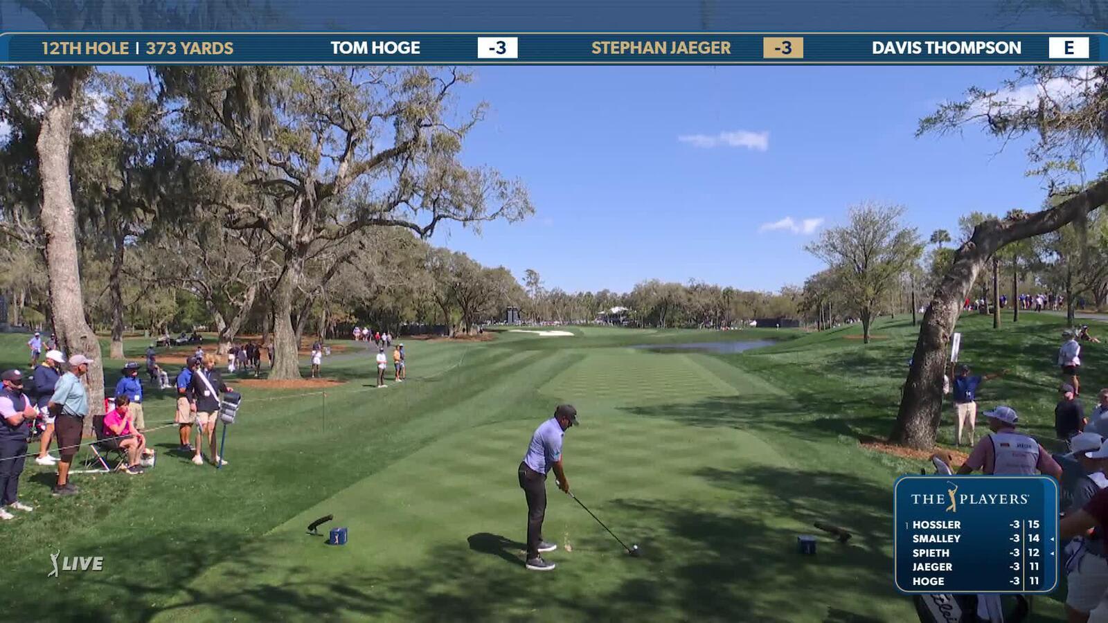 Stephan Jaeger | Round 1 | 12th hole | Shot 1 | 2025 THE PLAYERS