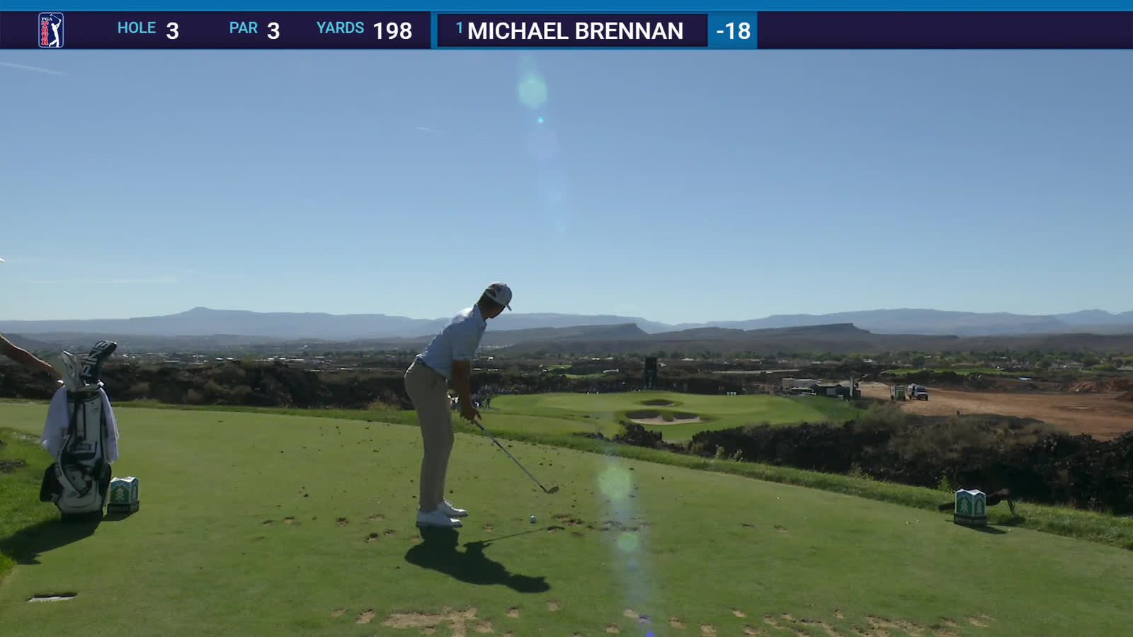 Michael Brennan | Round 4 | 3rd hole | Shot 1 | 2025 Bank of Utah