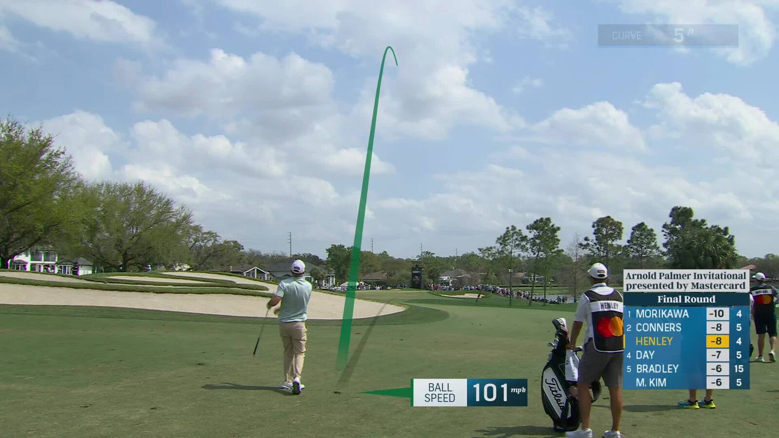 Russell Henley | Round 4 | 5th hole | Shot 2 | 2025 Arnold Palmer Invitational