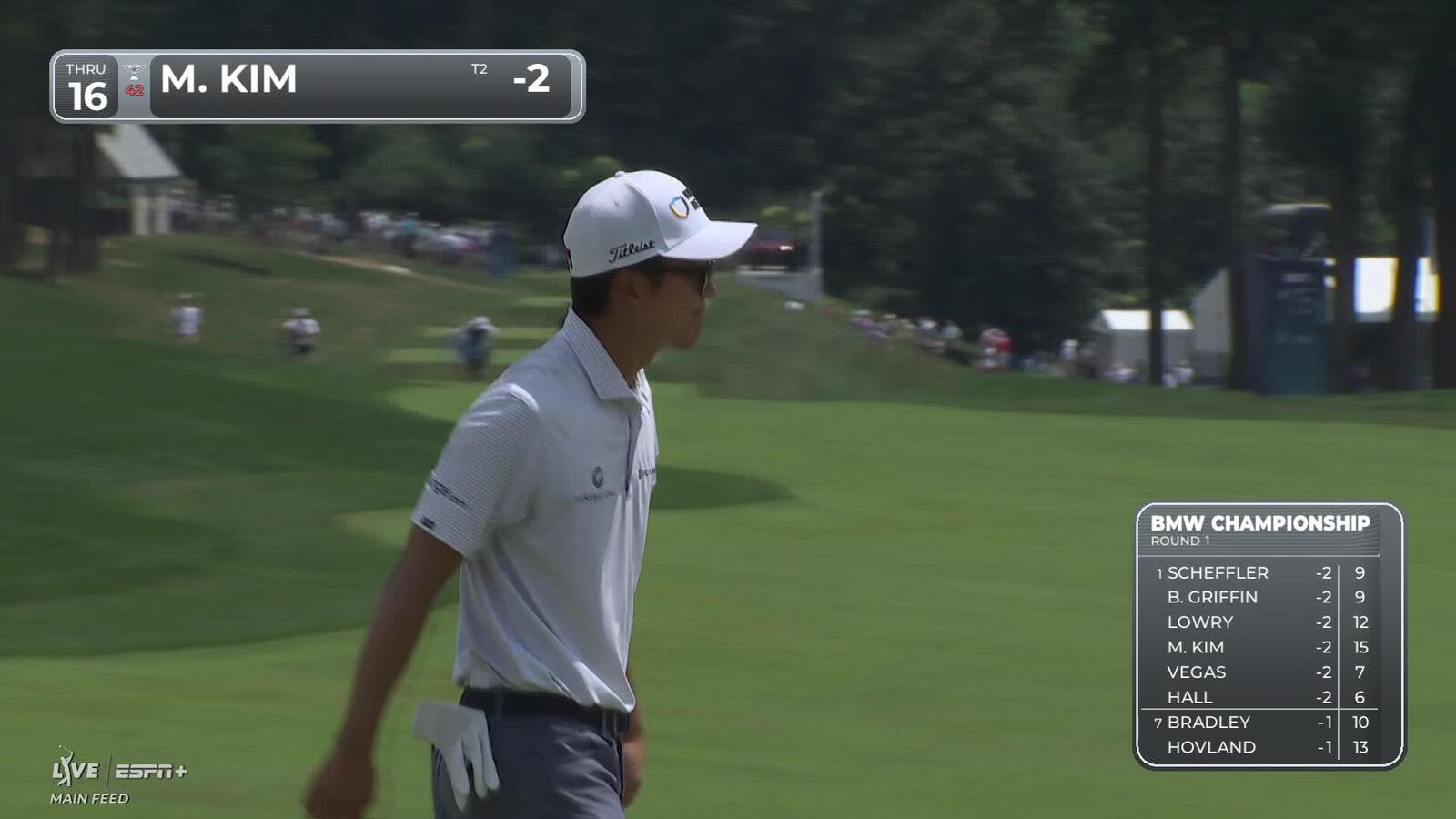 Michael Kim | Round 1 | 16th hole | Shot 5 | 2025 BMW Championship