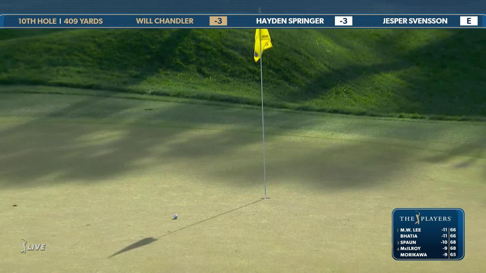 Will Chandler | Round 2 | 10th hole | Shot 2 | 2025 THE PLAYERS