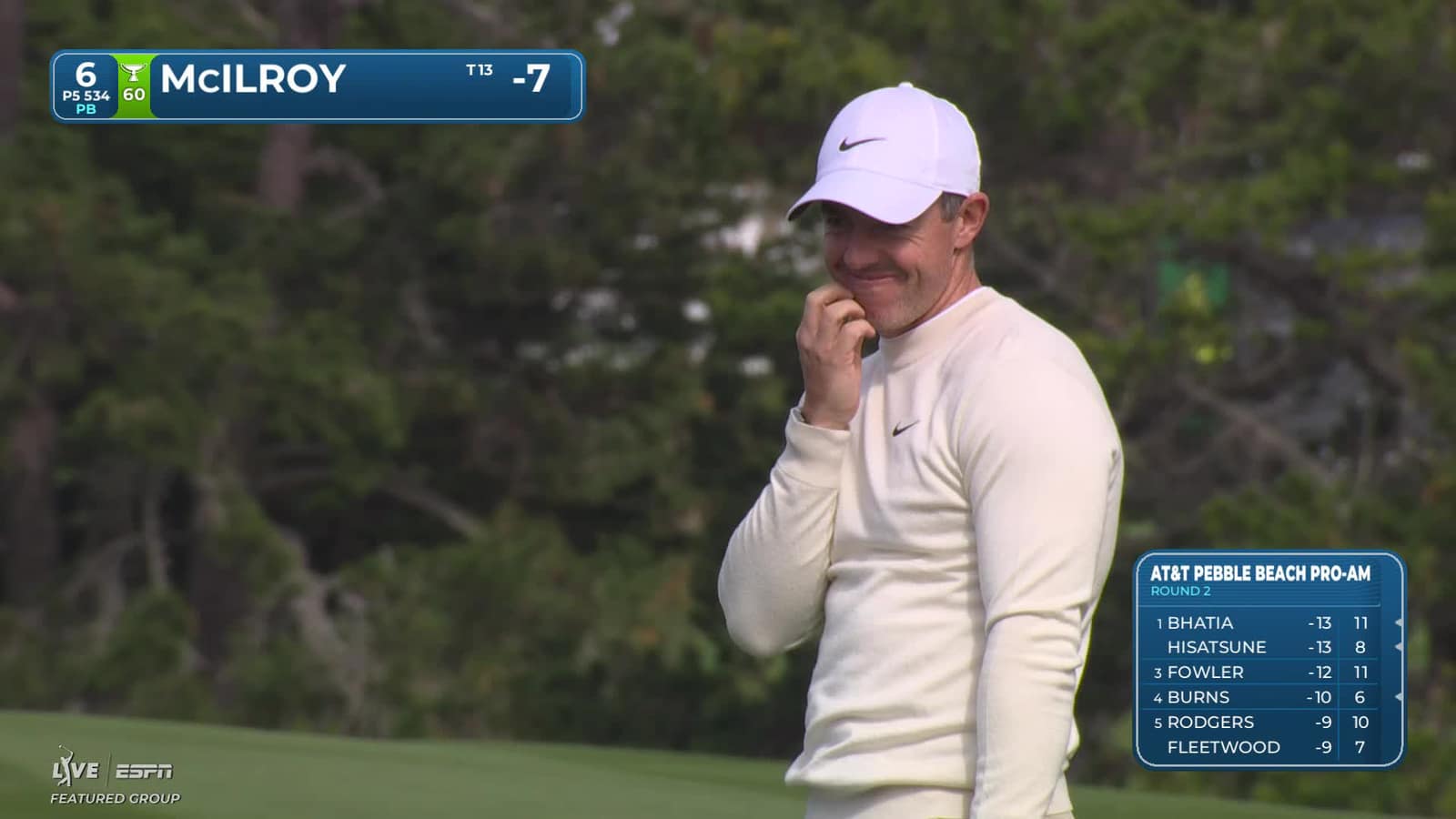 Rory McIlroy | Round 2 | 6th hole | Shot 3 | 2026 AT&T Pebble Beach