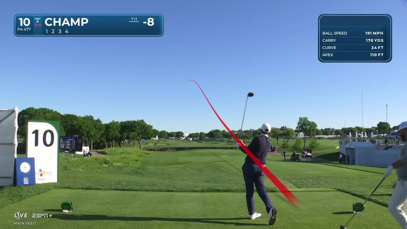 Cameron Champ | Round 2 | 10th hole | Shot 1 | 2025 THE CJ CUP