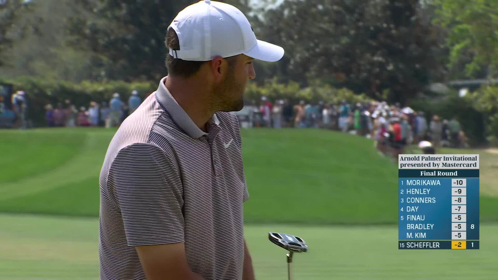 Scottie Scheffler Round 4 2nd hole Shot 2 2025 Arnold Palmer Invitational