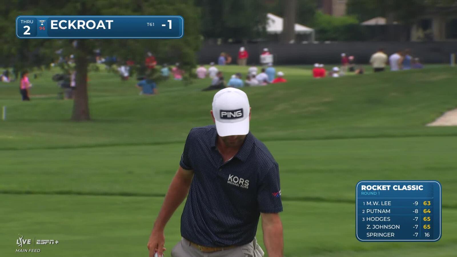 Austin Eckroat | Round 1 | 2nd hole | Shot 4 | 2025 Rocket Classic