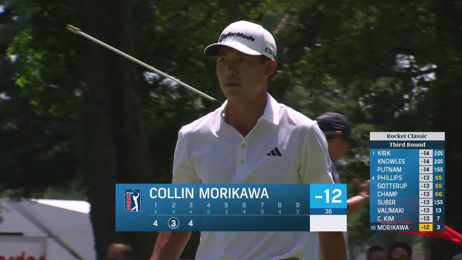Collin Morikawa | Round 3 | 3rd hole | Shot 4 | 2025 Rocket Classic