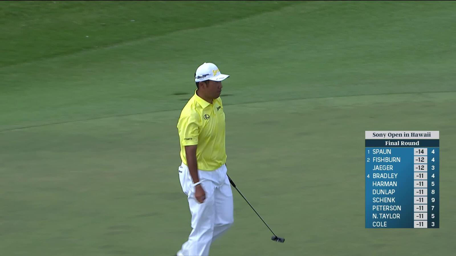 Hideki Matsuyama | Round 4 | 11th hole | Shot 3 | 2025 Sony Open