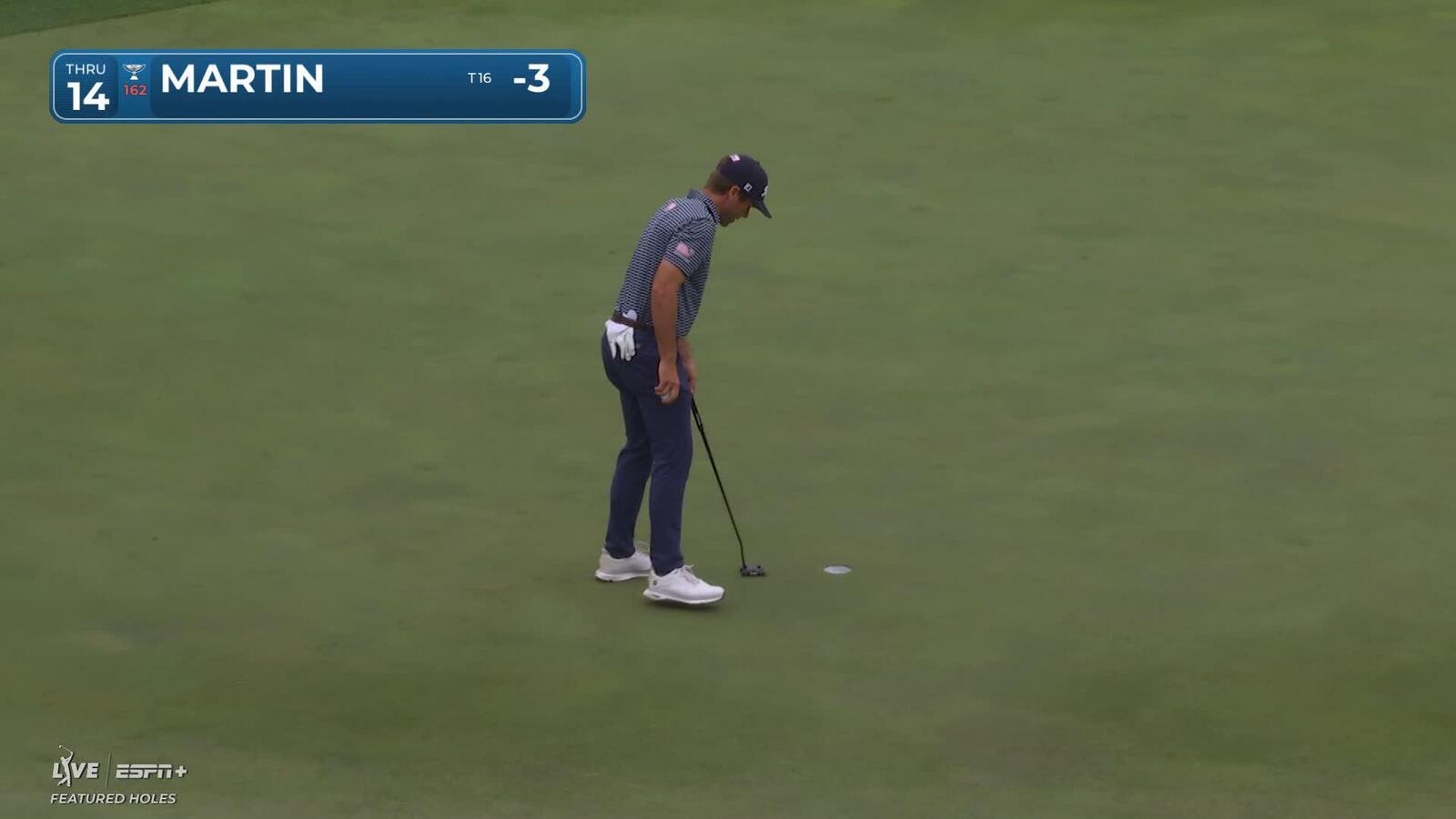 Ben Martin | Round 1 | 14th hole | Shot 3 | 2025 THE CJ CUP